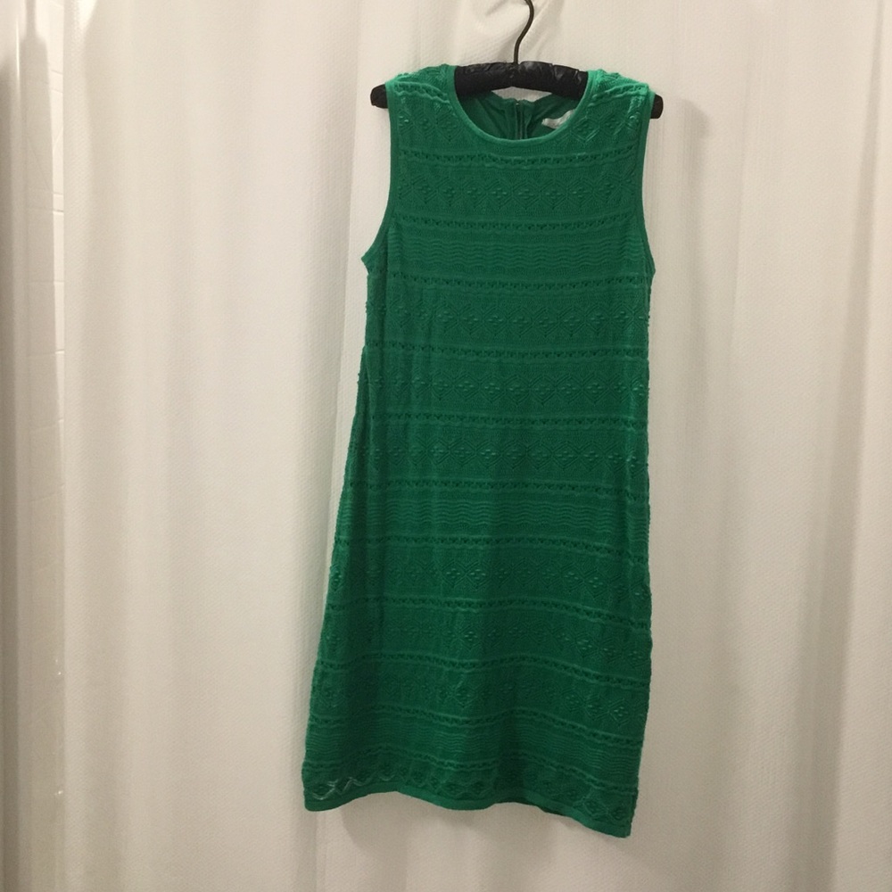 Eliza J Elegant Green Sleeveless Midi Dress